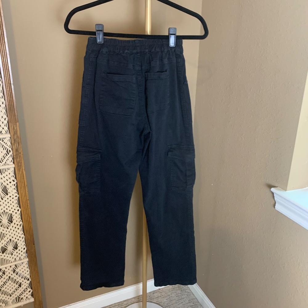 Lepunuo Women Black Cargo Pants Size Small - Picture 2 of 7